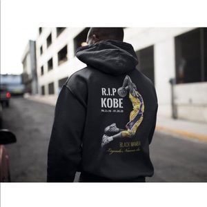 Kobe Bryant BlackHoodie Back Print-RIP Black Mamba